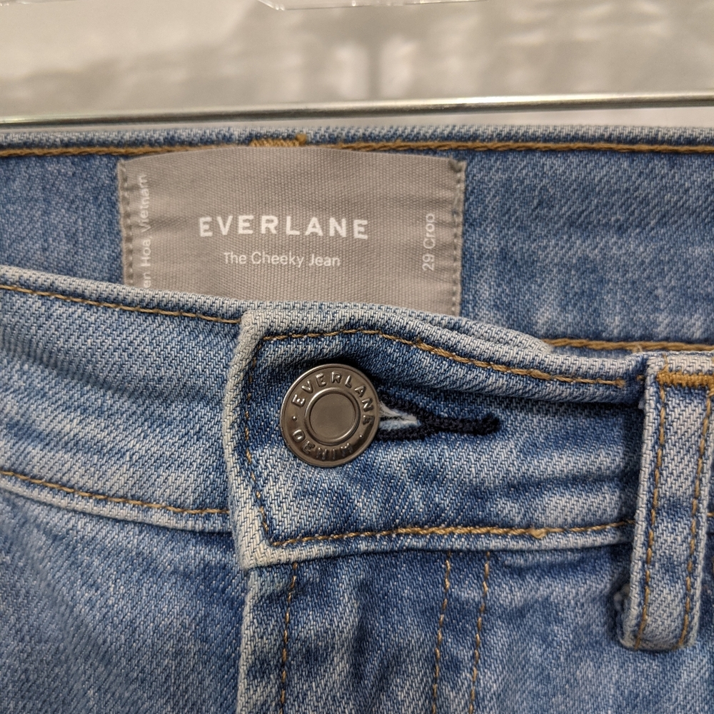 Everlane - The Cheeky Jean size 29 crop blue jean